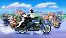 Pepe Le Pew Art Pepe Le Pew Art The Ride: Harley Davidson